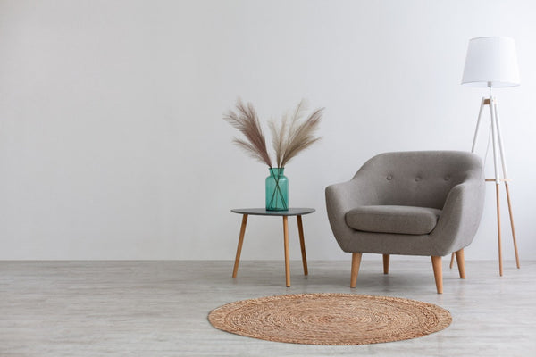 Round Indoor Natural Jute Rug