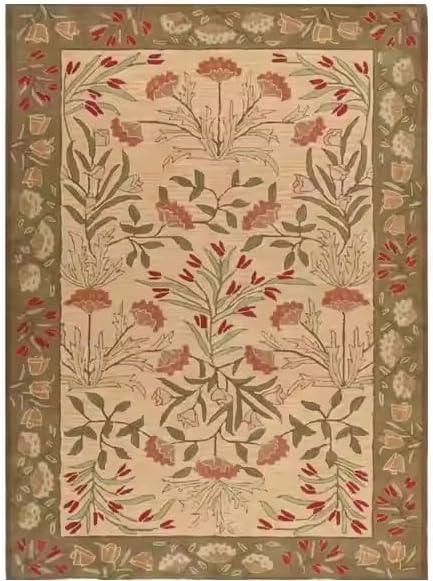 Floral Adeline Tulips Beige Color Rug