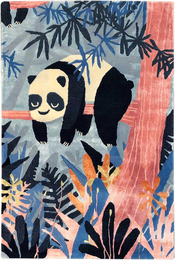 Panda Rug Tufting Cute Sleeping Panda Tufted Rug – Odette Rugs