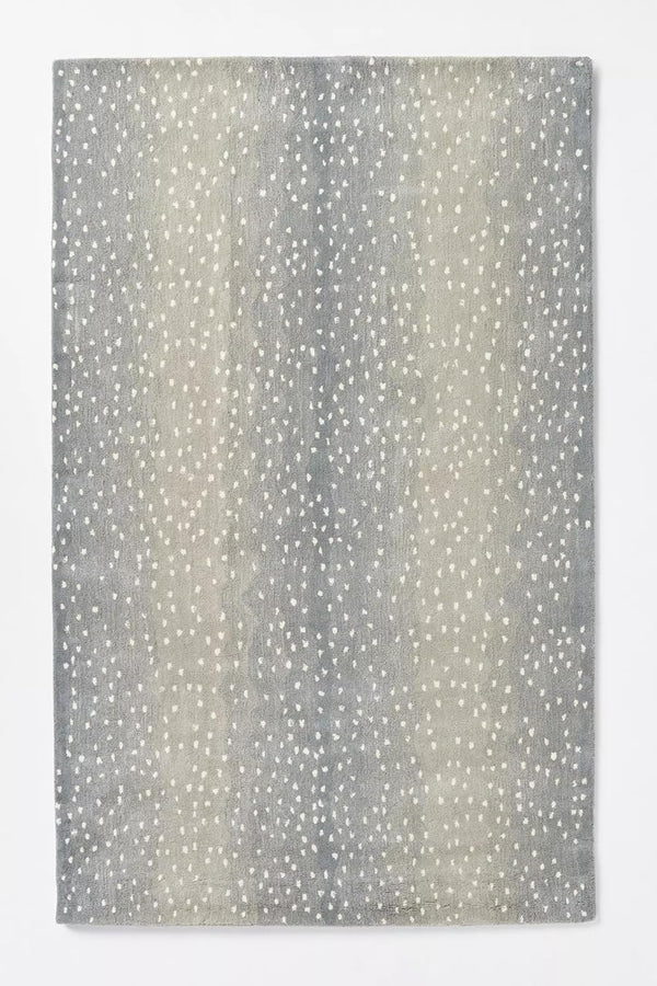 Antelope Print Abstract Area Rug