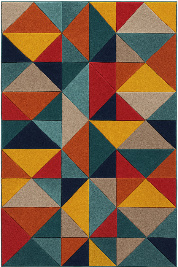 Woolen Carpet for Your Home Embossed Handmade Export Quality Wool Rug  Soft Carpet  Tuffted Pure Woollen Thick Geometrical Carpet for Living Room,