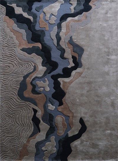 Handtufted Carpets & Wool Rug Soft with Tencel Classic Terrain Collection