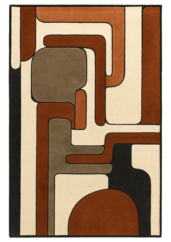 Woolen Handtufted -Löké, Wool Rug Soft Carpet Rugs