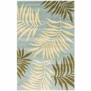 Handmade Soho Kyrie Ferns N.Z. Soft Wool  Rugs  Carpet, Living Room rugs