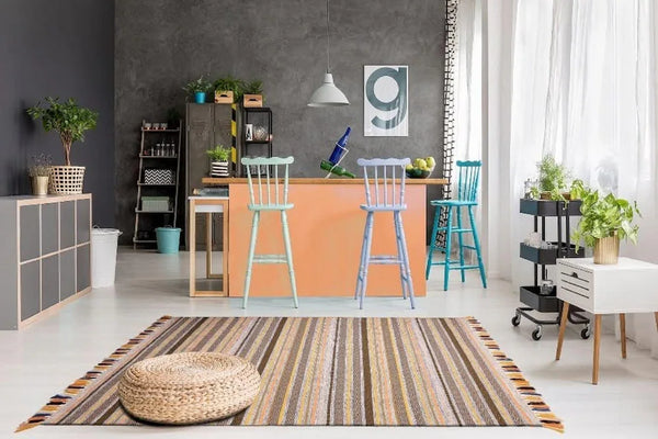 Boho Chic Handmade Cotton Runner Rug